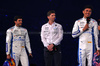 F1 75 LIVE, (L to R): Carlos Sainz (ESP) Williams Racing; James Vowles (GBR) Williams Racing Team Principal; e Alexander Albon (THA) Williams Racing.

18.02.2025. Formula One World Championship, F1 75 Live. O2 Arena, London, England.

- www.xpbimages.com, EMail: requests@xpbimages.com © Copyright: Batchelor / XPB Images