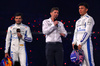 F1 75 LIVE, (L to R): Carlos Sainz (ESP) Williams Racing; James Vowles (GBR) Williams Racing Team Principal; e Alexander Albon (THA) Williams Racing.

18.02.2025. Formula One World Championship, F1 75 Live. O2 Arena, London, England.

- www.xpbimages.com, EMail: requests@xpbimages.com © Copyright: Batchelor / XPB Images