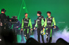 F1 75 LIVE, (L to R): Nico Hulkenberg (GER) Sauber C45; Mattia Binotto (ITA) Sauber Motorsport Chief Operating e Chief Technical Officer; e Gabriel Bortoleto (BRA) Sauber.

18.02.2025. Formula One World Championship, F1 75 Live. O2 Arena, London, England.

- www.xpbimages.com, EMail: requests@xpbimages.com © Copyright: Batchelor / XPB Images