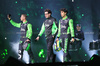 F1 75 LIVE, (L to R): Nico Hulkenberg (GER) Sauber C45; Mattia Binotto (ITA) Sauber Motorsport Chief Operating e Chief Technical Officer; e Gabriel Bortoleto (BRA) Sauber.

18.02.2025. Formula One World Championship, F1 75 Live. O2 Arena, London, England.

- www.xpbimages.com, EMail: requests@xpbimages.com © Copyright: Batchelor / XPB Images
