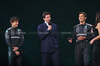 F1 75 LIVE, (L to R): Andrea Kimi Antonelli (ITA) Mercedes AMG F1 with Toto Wolff (GER) Mercedes AMG F1 Shareholder e Executive Director e George Russell (GBR) Mercedes AMG F1.

18.02.2025. Formula One World Championship, F1 75 Live. O2 Arena, London, England.

- www.xpbimages.com, EMail: requests@xpbimages.com © Copyright: Batchelor / XPB Images