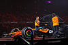 F1 75 LIVE, Zak Brown (USA) McLaren Executive Director e Andrea Stella (ITA) McLaren Team Principal with the McLaren MCL39.

18.02.2025. Formula One World Championship, F1 75 Live. O2 Arena, London, England.

- www.xpbimages.com, EMail: requests@xpbimages.com © Copyright: Batchelor / XPB Images