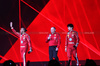 F1 75 LIVE, (L to R): Lewis Hamilton (GBR) Ferrari with Frederic Vasseur (FRA) Ferrari Team Principal e Charles Leclerc (MON) Ferrari.

18.02.2025. Formula One World Championship, F1 75 Live. O2 Arena, London, England.

- www.xpbimages.com, EMail: requests@xpbimages.com © Copyright: Batchelor / XPB Images