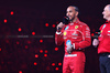 F1 75 LIVE, (L to R): Lewis Hamilton (GBR) Ferrari e Frederic Vasseur (FRA) Ferrari Team Principal.

18.02.2025. Formula One World Championship, F1 75 Live. O2 Arena, London, England.

- www.xpbimages.com, EMail: requests@xpbimages.com © Copyright: Batchelor / XPB Images