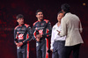 F1 75 LIVE, (L to R): Oliver Bearman (GBR) Haas F1 Team; Esteban Ocon (FRA) Haas F1 Team; Ayao Komatsu (JPN) Haas F1 Team Principal; e Lawrence Barretto (GBR) Formula 1 Senior Writer Editor.

18.02.2025. Formula One World Championship, F1 75 Live. O2 Arena, London, England.

- www.xpbimages.com, EMail: requests@xpbimages.com © Copyright: Batchelor / XPB Images