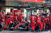 GP ABU DHABI, Lewis Hamilton (GBR) Ferrari SF-25 makes a pit stop.

07.12.2025. Formula 1 World Championship, Rd 24, Abu Dhabi Grand Prix, Yas Marina Circuit, Abu Dhabi, Gara Day.

- www.xpbimages.com, EMail: requests@xpbimages.com © Copyright: Batchelor / XPB Images