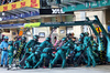 GP ABU DHABI, Lance Stroll (CDN) Aston Martin F1 Team AMR25 makes a pit stop.
07.12.2025. Formula 1 World Championship, Rd 24, Abu Dhabi Grand Prix, Yas Marina Circuit, Abu Dhabi, Gara Day.
- www.xpbimages.com, EMail: requests@xpbimages.com © Copyright: Batchelor / XPB Images