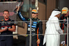 GP ABU DHABI, Oscar Piastri (AUS) McLaren celebrates his second position on the podium.

07.12.2025. Formula 1 World Championship, Rd 24, Abu Dhabi Grand Prix, Yas Marina Circuit, Abu Dhabi, Gara Day.

- www.xpbimages.com, EMail: requests@xpbimages.com © Copyright: Bearne / XPB Images