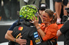 GP ABU DHABI, (L to R): Third placed World Champion Lando Norris (GBR) McLaren celebrates with his mother Cisca Wauman (BEL) in parc ferme.
07.12.2025. Formula 1 World Championship, Rd 24, Abu Dhabi Grand Prix, Yas Marina Circuit, Abu Dhabi, Gara Day.
- www.xpbimages.com, EMail: requests@xpbimages.com © Copyright: Price / XPB Images