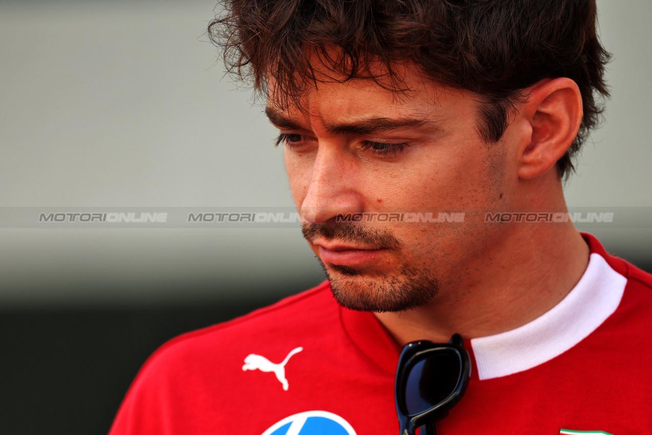 GP ABU DHABI, Charles Leclerc (MON) Ferrari.

04.12.2025. Formula 1 World Championship, Rd 24, Abu Dhabi Grand Prix, Yas Marina Circuit, Abu Dhabi, Preparation Day.

- www.xpbimages.com, EMail: requests@xpbimages.com © Copyright: Batchelor / XPB Images
