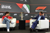 GP ABU DHABI, (L to R): Charles Leclerc (MON) Ferrari with Tom Clarkson (GBR) Journalist in the FIA Press Conference.

04.12.2025. Formula 1 World Championship, Rd 24, Abu Dhabi Grand Prix, Yas Marina Circuit, Abu Dhabi, Preparation Day.

- www.xpbimages.com, EMail: requests@xpbimages.com © Copyright: Bearne / XPB Images