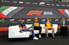 GP ABU DHABI, (L to R): Max Verstappen (NLD) Red Bull Racing; Lando Norris (GBR) McLaren; e Oscar Piastri (AUS) McLaren, in the FIA Press Conference.

04.12.2025. Formula 1 World Championship, Rd 24, Abu Dhabi Grand Prix, Yas Marina Circuit, Abu Dhabi, Preparation Day.

- www.xpbimages.com, EMail: requests@xpbimages.com © Copyright: Bearne / XPB Images
