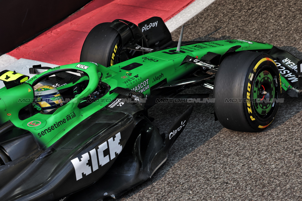 GP ABU DHABI, Gabriel Bortoleto (BRA) Sauber C45.
06.12.2025. Formula 1 World Championship, Rd 24, Abu Dhabi Grand Prix, Yas Marina Circuit, Abu Dhabi, Qualifiche Day.
- www.xpbimages.com, EMail: requests@xpbimages.com © Copyright: Bearne / XPB Images