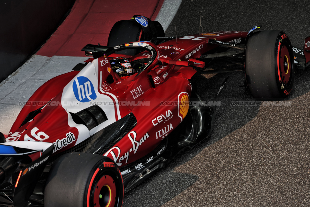 GP ABU DHABI, Charles Leclerc (MON) Ferrari SF-25.
06.12.2025. Formula 1 World Championship, Rd 24, Abu Dhabi Grand Prix, Yas Marina Circuit, Abu Dhabi, Qualifiche Day.
- www.xpbimages.com, EMail: requests@xpbimages.com © Copyright: Bearne / XPB Images