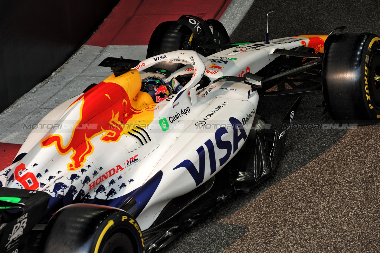 GP ABU DHABI, Isack Hadjar (FRA) Racing Bulls VCARB 02.

06.12.2025. Formula 1 World Championship, Rd 24, Abu Dhabi Grand Prix, Yas Marina Circuit, Abu Dhabi, Qualifiche Day.

- www.xpbimages.com, EMail: requests@xpbimages.com © Copyright: Bearne / XPB Images