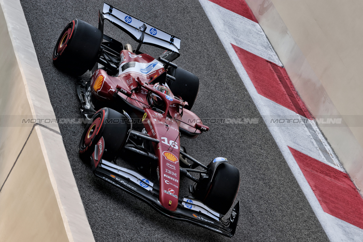 GP ABU DHABI, Charles Leclerc (MON) Ferrari SF-25.
06.12.2025. Formula 1 World Championship, Rd 24, Abu Dhabi Grand Prix, Yas Marina Circuit, Abu Dhabi, Qualifiche Day.
- www.xpbimages.com, EMail: requests@xpbimages.com © Copyright: Charniaux / XPB Images