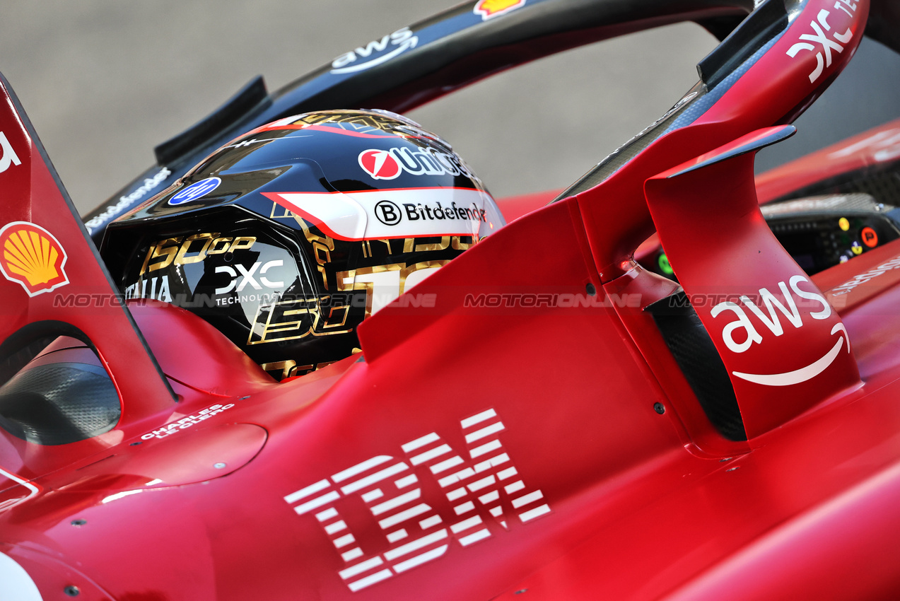 GP ABU DHABI, Charles Leclerc (MON) Ferrari SF-25.
06.12.2025. Formula 1 World Championship, Rd 24, Abu Dhabi Grand Prix, Yas Marina Circuit, Abu Dhabi, Qualifiche Day.
- www.xpbimages.com, EMail: requests@xpbimages.com © Copyright: Batchelor / XPB Images
