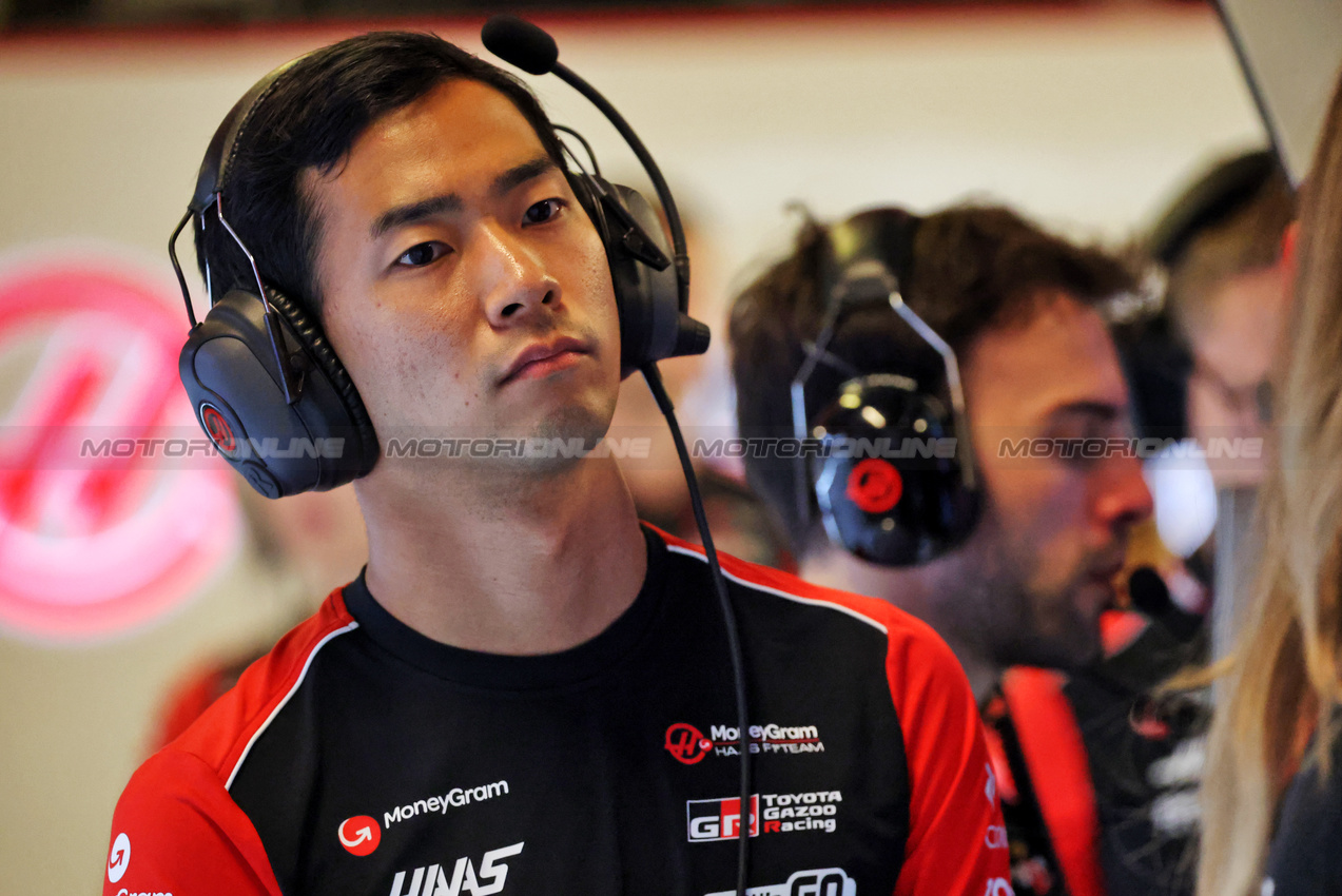 GP ABU DHABI, Ryo Hirakawa (JPN) Haas F1 Team Reserve Driver.
05.12.2025. Formula 1 World Championship, Rd 24, Abu Dhabi Grand Prix, Yas Marina Circuit, Abu Dhabi, Practice Day.
- www.xpbimages.com, EMail: requests@xpbimages.com © Copyright: Batchelor / XPB Images