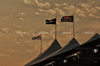 GP ABU DHABI, Circuit Atmosfera - flags at sunset.
05.12.2025. Formula 1 World Championship, Rd 24, Abu Dhabi Grand Prix, Yas Marina Circuit, Abu Dhabi, Practice Day.
- www.xpbimages.com, EMail: requests@xpbimages.com © Copyright: Moy / XPB Images