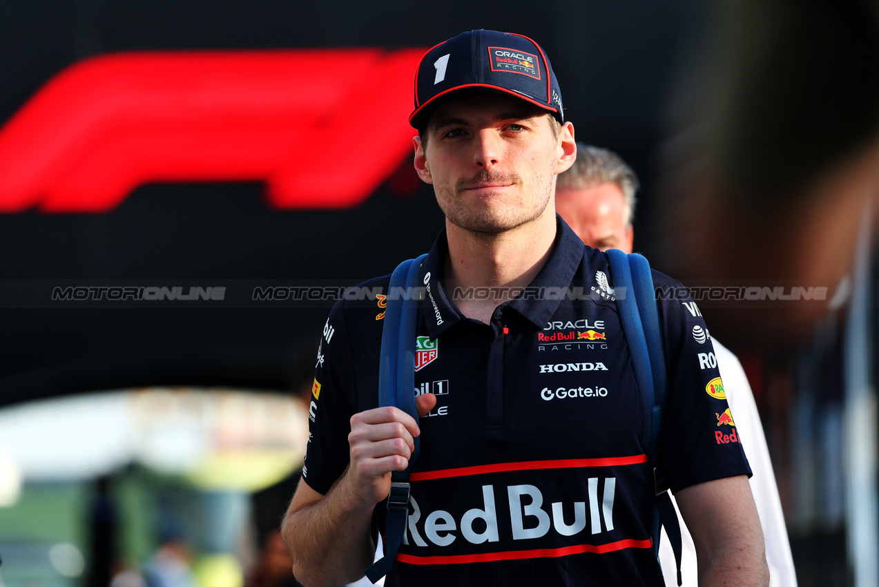 GP ARABIA SAUDITA, Max Verstappen (NLD) Red Bull Racing.

17.04.2025. Formula 1 World Championship, Rd 5, Saudi Arabian Grand Prix, Jeddah, Saudi Arabia, Preparation Day.

- www.xpbimages.com, EMail: requests@xpbimages.com © Copyright: Batchelor / XPB Images