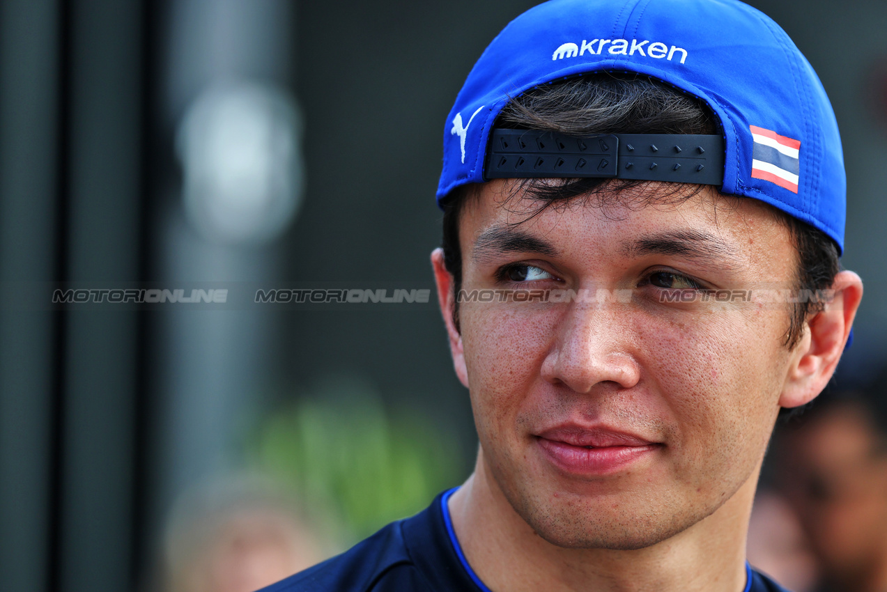 GP ARABIA SAUDITA, Alexander Albon (THA) Atlassian Williams Racing.

17.04.2025. Formula 1 World Championship, Rd 5, Saudi Arabian Grand Prix, Jeddah, Saudi Arabia, Preparation Day.

- www.xpbimages.com, EMail: requests@xpbimages.com © Copyright: Batchelor / XPB Images