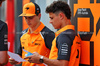 GP ARABIA SAUDITA, (L to R): Oscar Piastri (AUS) McLaren e team mate Lando Norris (GBR) McLaren.

17.04.2025. Formula 1 World Championship, Rd 5, Saudi Arabian Grand Prix, Jeddah, Saudi Arabia, Preparation Day.

- www.xpbimages.com, EMail: requests@xpbimages.com © Copyright: Batchelor / XPB Images