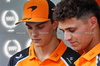GP ARABIA SAUDITA, (L to R): Oscar Piastri (AUS) McLaren e team mate Lando Norris (GBR) McLaren.

17.04.2025. Formula 1 World Championship, Rd 5, Saudi Arabian Grand Prix, Jeddah, Saudi Arabia, Preparation Day.

- www.xpbimages.com, EMail: requests@xpbimages.com © Copyright: Batchelor / XPB Images