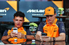 GP ARABIA SAUDITA, (L to R): Lando Norris (GBR) McLaren with team mate Oscar Piastri (AUS) McLaren.

17.04.2025. Formula 1 World Championship, Rd 5, Saudi Arabian Grand Prix, Jeddah, Saudi Arabia, Preparation Day.

- www.xpbimages.com, EMail: requests@xpbimages.com © Copyright: Batchelor / XPB Images