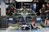 GP ARABIA SAUDITA, Mercedes AMG F1 W16 being prepared by meccanici in the pit garage.

17.04.2025. Formula 1 World Championship, Rd 5, Saudi Arabian Grand Prix, Jeddah, Saudi Arabia, Preparation Day.

- www.xpbimages.com, EMail: requests@xpbimages.com © Copyright: Batchelor / XPB Images