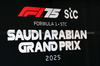 GP ARABIA SAUDITA, Circuit Atmosfera - race logo.

17.04.2025. Formula 1 World Championship, Rd 5, Saudi Arabian Grand Prix, Jeddah, Saudi Arabia, Preparation Day.

- www.xpbimages.com, EMail: requests@xpbimages.com © Copyright: Batchelor / XPB Images