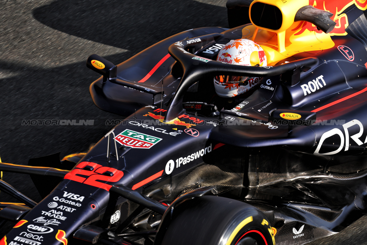 GP ARABIA SAUDITA, Yuki Tsunoda (JPN) Red Bull Racing RB21.

18.04.2025. Formula 1 World Championship, Rd 5, Saudi Arabian Grand Prix, Jeddah, Saudi Arabia, Practice Day.

- www.xpbimages.com, EMail: requests@xpbimages.com © Copyright: Bearne / XPB Images