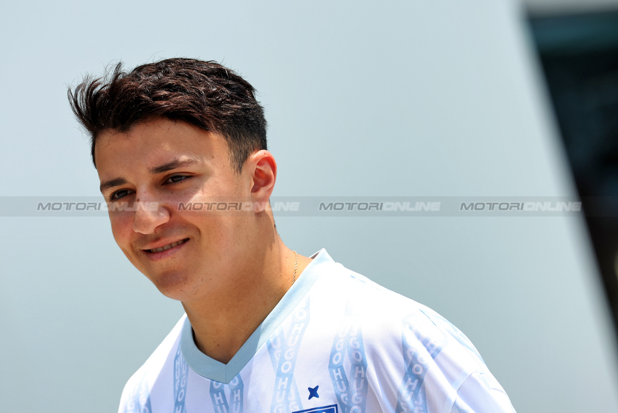 GP ARABIA SAUDITA, Isack Hadjar (FRA) Racing Bulls.

18.04.2025. Formula 1 World Championship, Rd 5, Saudi Arabian Grand Prix, Jeddah, Saudi Arabia, Practice Day.

- www.xpbimages.com, EMail: requests@xpbimages.com © Copyright: Bearne / XPB Images
