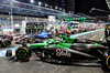 GP ARABIA SAUDITA, Nico Hulkenberg (GER) Sauber C45 in the pits.

18.04.2025. Formula 1 World Championship, Rd 5, Saudi Arabian Grand Prix, Jeddah, Saudi Arabia, Practice Day.

- www.xpbimages.com, EMail: requests@xpbimages.com © Copyright: Batchelor / XPB Images