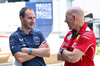 GP ARABIA SAUDITA, tr Oliver Oakes (GBR) Alpine F1 Team Team Principal with Jock Clear (GBR) Ferrari Senior Performance Engineer.l

18.04.2025. Formula 1 World Championship, Rd 5, Saudi Arabian Grand Prix, Jeddah, Saudi Arabia, Practice Day.

- www.xpbimages.com, EMail: requests@xpbimages.com © Copyright: Batchelor / XPB Images