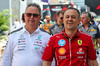 GP ARABIA SAUDITA, (L to R): Ron Meadows (GBR) Mercedes AMG F1 Sporting Director with Diego Ioverno (ITA) Ferrari Sporting Director.

18.04.2025. Formula 1 World Championship, Rd 5, Saudi Arabian Grand Prix, Jeddah, Saudi Arabia, Practice Day.

- www.xpbimages.com, EMail: requests@xpbimages.com © Copyright: Batchelor / XPB Images