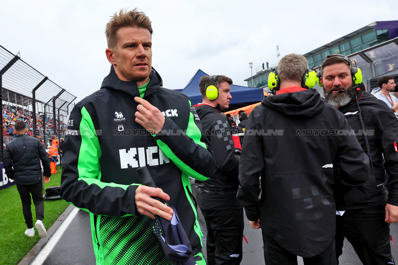 GP AUSTRALIA, Nico Hulkenberg (GER) Sauber on the grid.

16.03.2025. Formula 1 World Championship, Rd 1, Australian Grand Prix, Albert Park, Melbourne, Australia, Gara Day.

- www.xpbimages.com, EMail: requests@xpbimages.com © Copyright: Batchelor / XPB Images