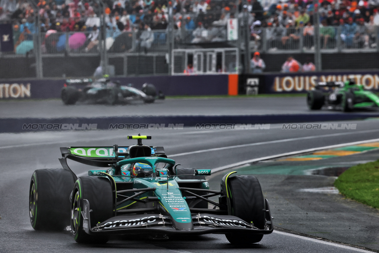 GP AUSTRALIA, Fernando Alonso (ESP) Aston Martin F1 Team AMR25.

16.03.2025. Formula 1 World Championship, Rd 1, Australian Grand Prix, Albert Park, Melbourne, Australia, Gara Day.

- www.xpbimages.com, EMail: requests@xpbimages.com © Copyright: Batchelor / XPB Images