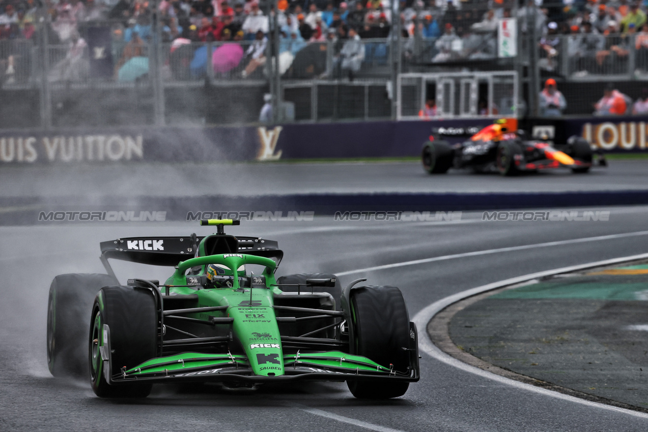 GP AUSTRALIA, Gabriel Bortoleto (BRA) Sauber C45.

16.03.2025. Formula 1 World Championship, Rd 1, Australian Grand Prix, Albert Park, Melbourne, Australia, Gara Day.

- www.xpbimages.com, EMail: requests@xpbimages.com © Copyright: Batchelor / XPB Images