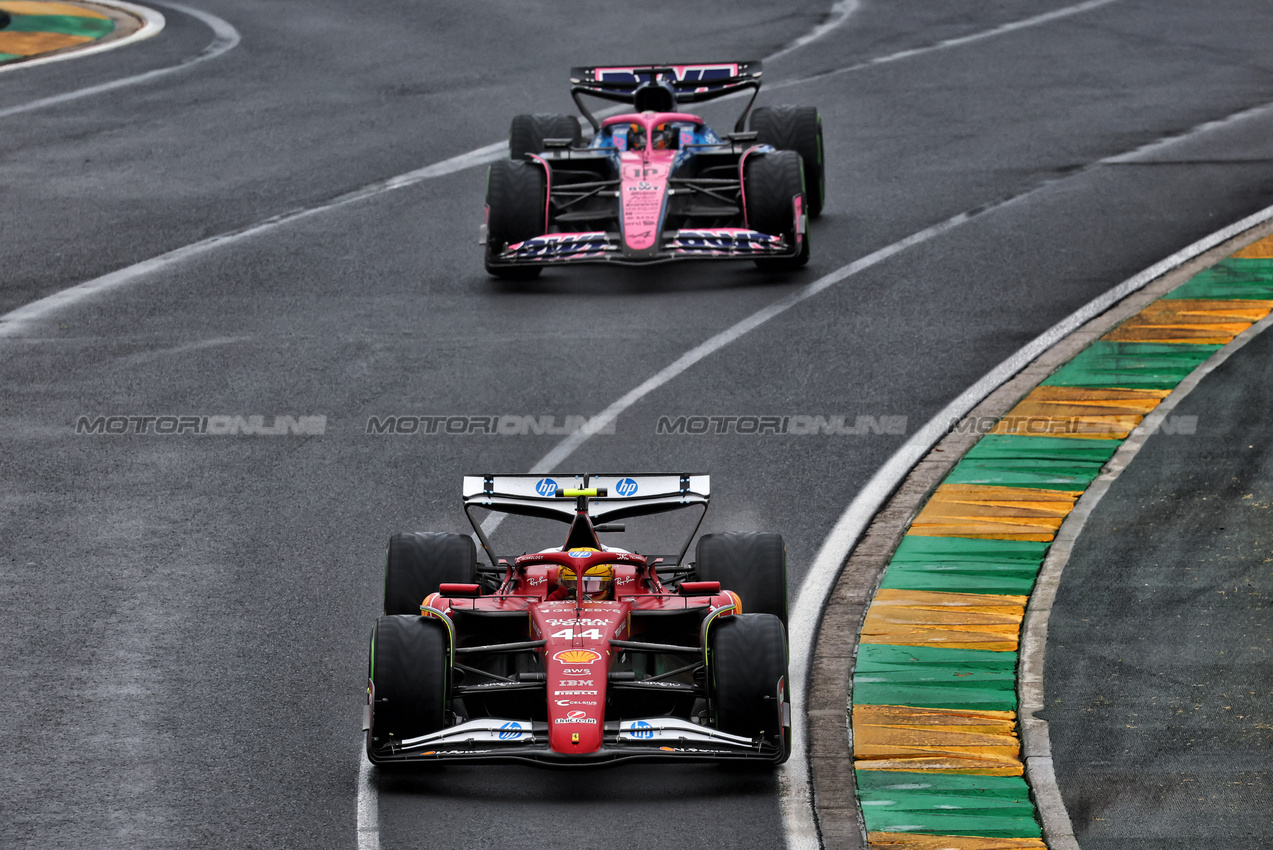 GP AUSTRALIA, Lewis Hamilton (GBR) Ferrari SF-25.

16.03.2025. Formula 1 World Championship, Rd 1, Australian Grand Prix, Albert Park, Melbourne, Australia, Gara Day.

- www.xpbimages.com, EMail: requests@xpbimages.com © Copyright: Batchelor / XPB Images