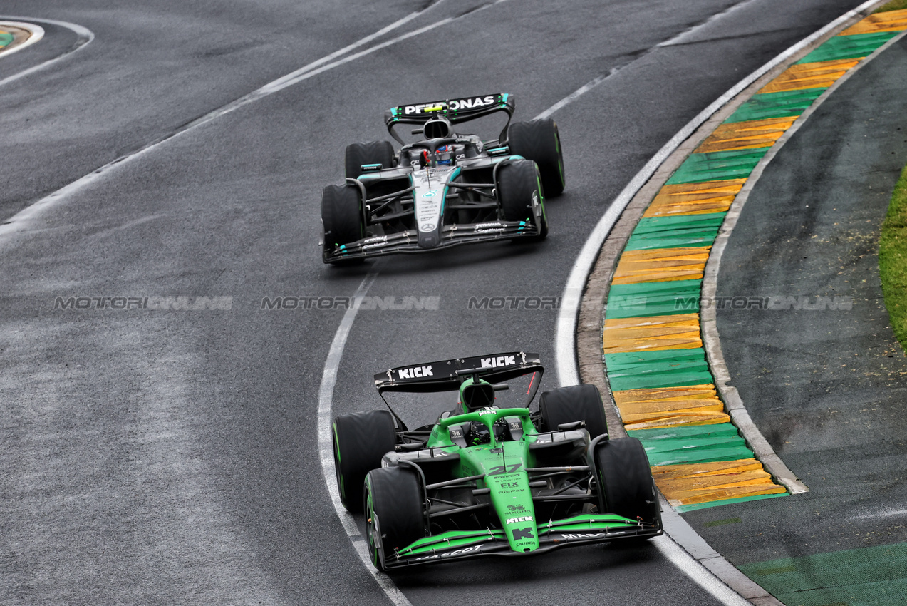 GP AUSTRALIA, Nico Hulkenberg (GER) Sauber C45.

16.03.2025. Formula 1 World Championship, Rd 1, Australian Grand Prix, Albert Park, Melbourne, Australia, Gara Day.

- www.xpbimages.com, EMail: requests@xpbimages.com © Copyright: Batchelor / XPB Images