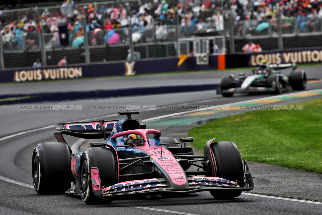 GP AUSTRALIA, Pierre Gasly (FRA) Alpine F1 Team A525.

16.03.2025. Formula 1 World Championship, Rd 1, Australian Grand Prix, Albert Park, Melbourne, Australia, Gara Day.

- www.xpbimages.com, EMail: requests@xpbimages.com © Copyright: Batchelor / XPB Images