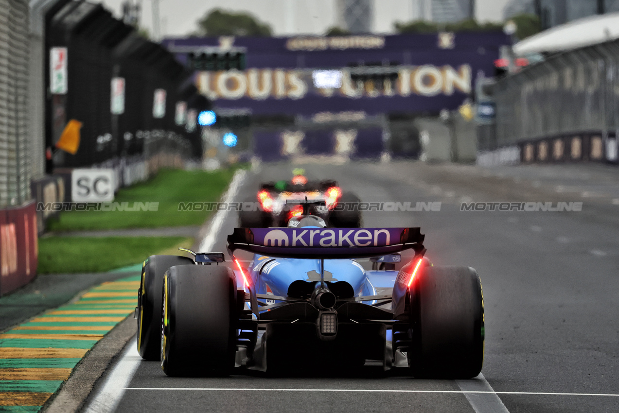 GP AUSTRALIA, Alexander Albon (THA) Atlassian Williams Racing FW47.

16.03.2025. Formula 1 World Championship, Rd 1, Australian Grand Prix, Albert Park, Melbourne, Australia, Gara Day.

- www.xpbimages.com, EMail: requests@xpbimages.com © Copyright: Bearne / XPB Images