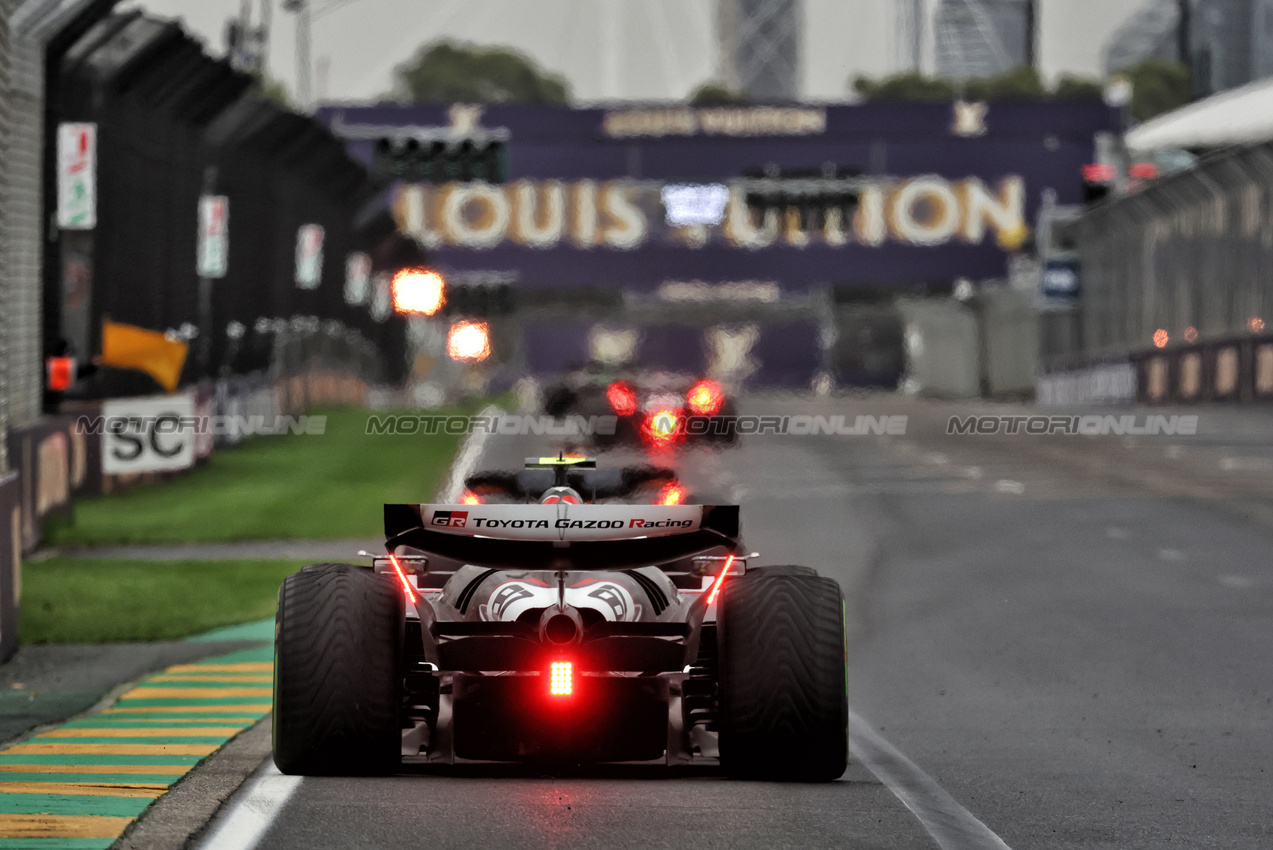 GP AUSTRALIA, Oliver Bearman (GBR) Haas VF-25.

16.03.2025. Formula 1 World Championship, Rd 1, Australian Grand Prix, Albert Park, Melbourne, Australia, Gara Day.

- www.xpbimages.com, EMail: requests@xpbimages.com © Copyright: Bearne / XPB Images