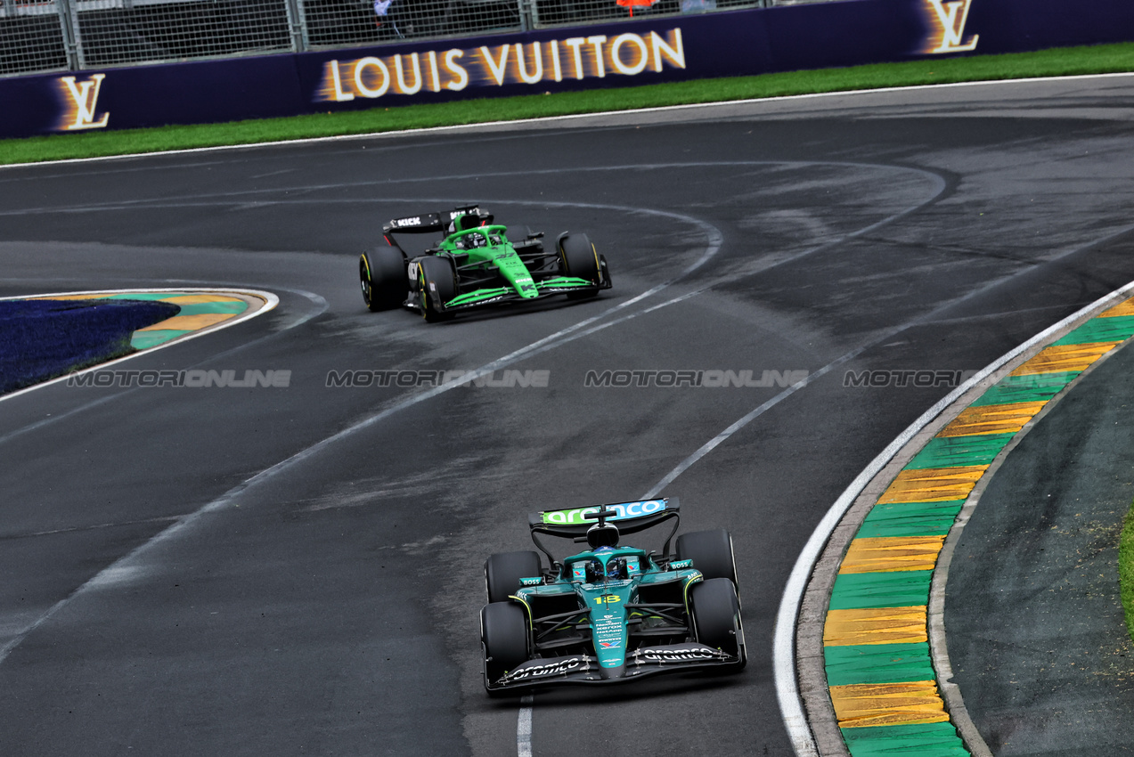 GP AUSTRALIA, Lance Stroll (CDN) Aston Martin F1 Team AMR25.

16.03.2025. Formula 1 World Championship, Rd 1, Australian Grand Prix, Albert Park, Melbourne, Australia, Gara Day.

- www.xpbimages.com, EMail: requests@xpbimages.com © Copyright: Batchelor / XPB Images