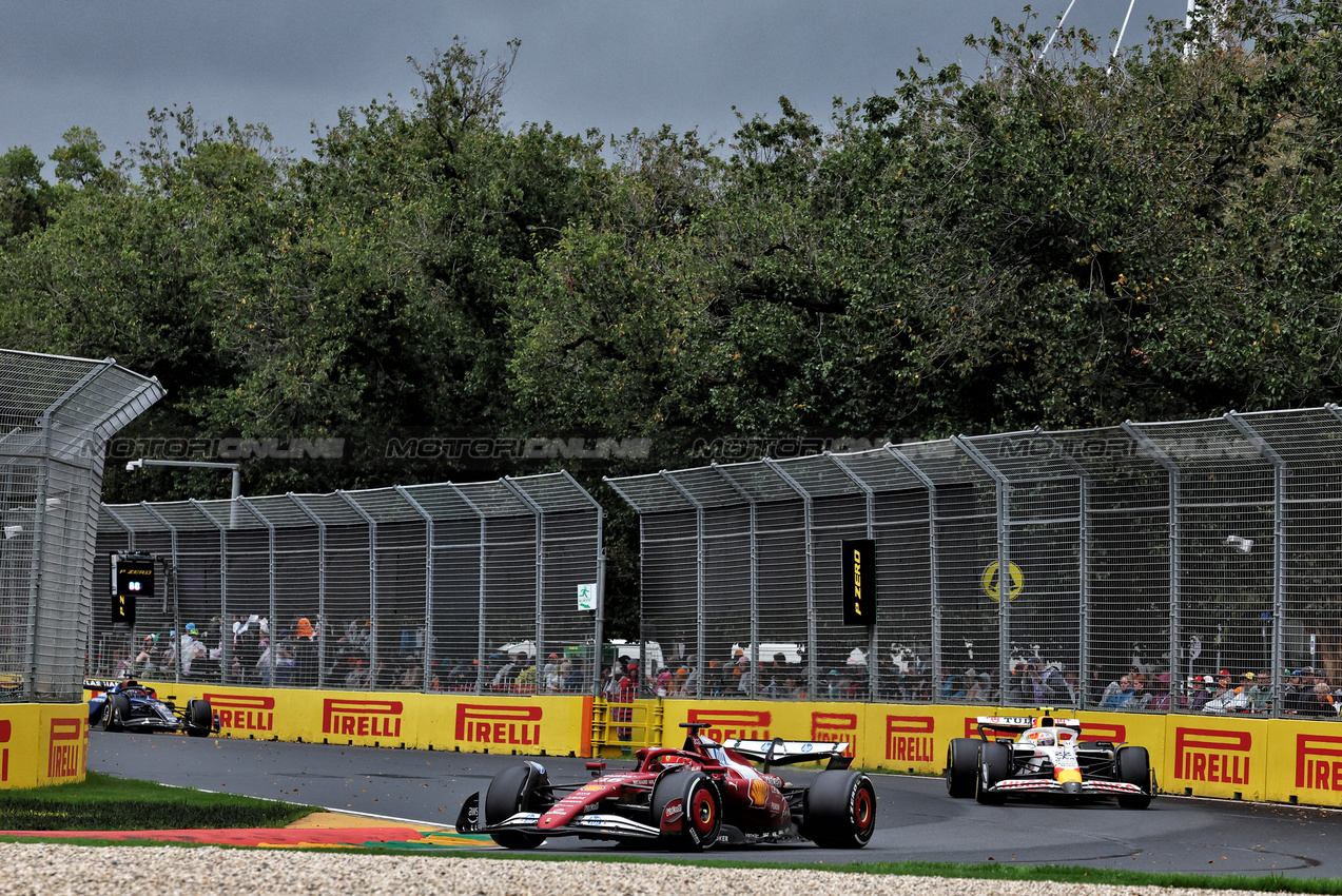 GP AUSTRALIA, Charles Leclerc (MON) Ferrari SF-25.

16.03.2025. Formula 1 World Championship, Rd 1, Australian Grand Prix, Albert Park, Melbourne, Australia, Gara Day.

- www.xpbimages.com, EMail: requests@xpbimages.com © Copyright: Moy / XPB Images