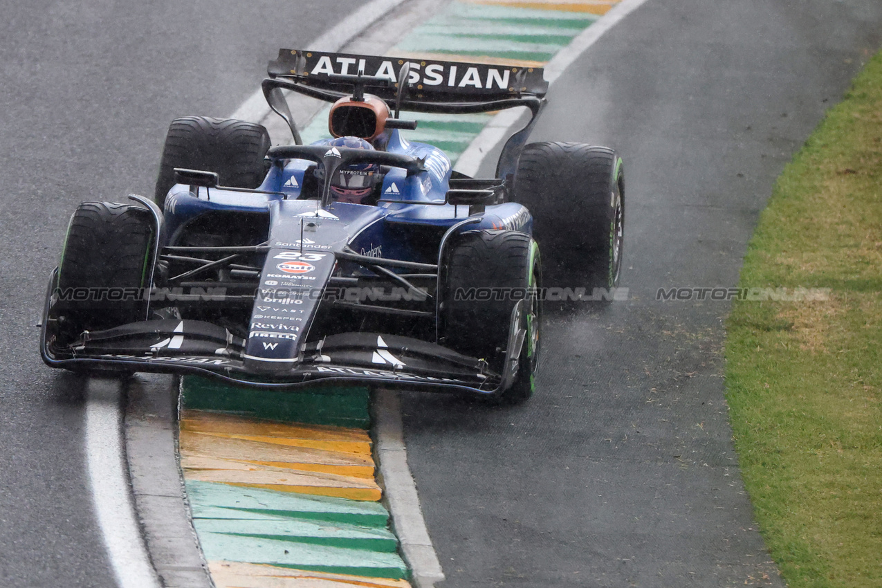 GP AUSTRALIA, Alexander Albon (THA), Atlassian Williams Racing 
16.03.2025. Formula 1 World Championship, Rd 1, Australian Grand Prix, Albert Park, Melbourne, Australia, Gara Day.
- www.xpbimages.com, EMail: requests@xpbimages.com © Copyright: Charniaux / XPB Images
