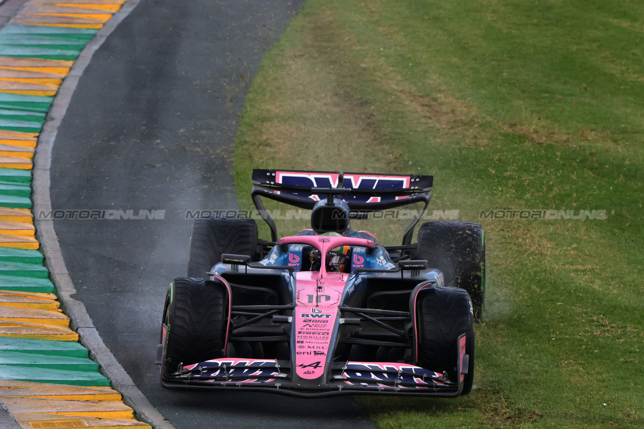 GP AUSTRALIA, Pierre Gasly (FRA), Alpine F1 Team 
16.03.2025. Formula 1 World Championship, Rd 1, Australian Grand Prix, Albert Park, Melbourne, Australia, Gara Day.
- www.xpbimages.com, EMail: requests@xpbimages.com © Copyright: Charniaux / XPB Images