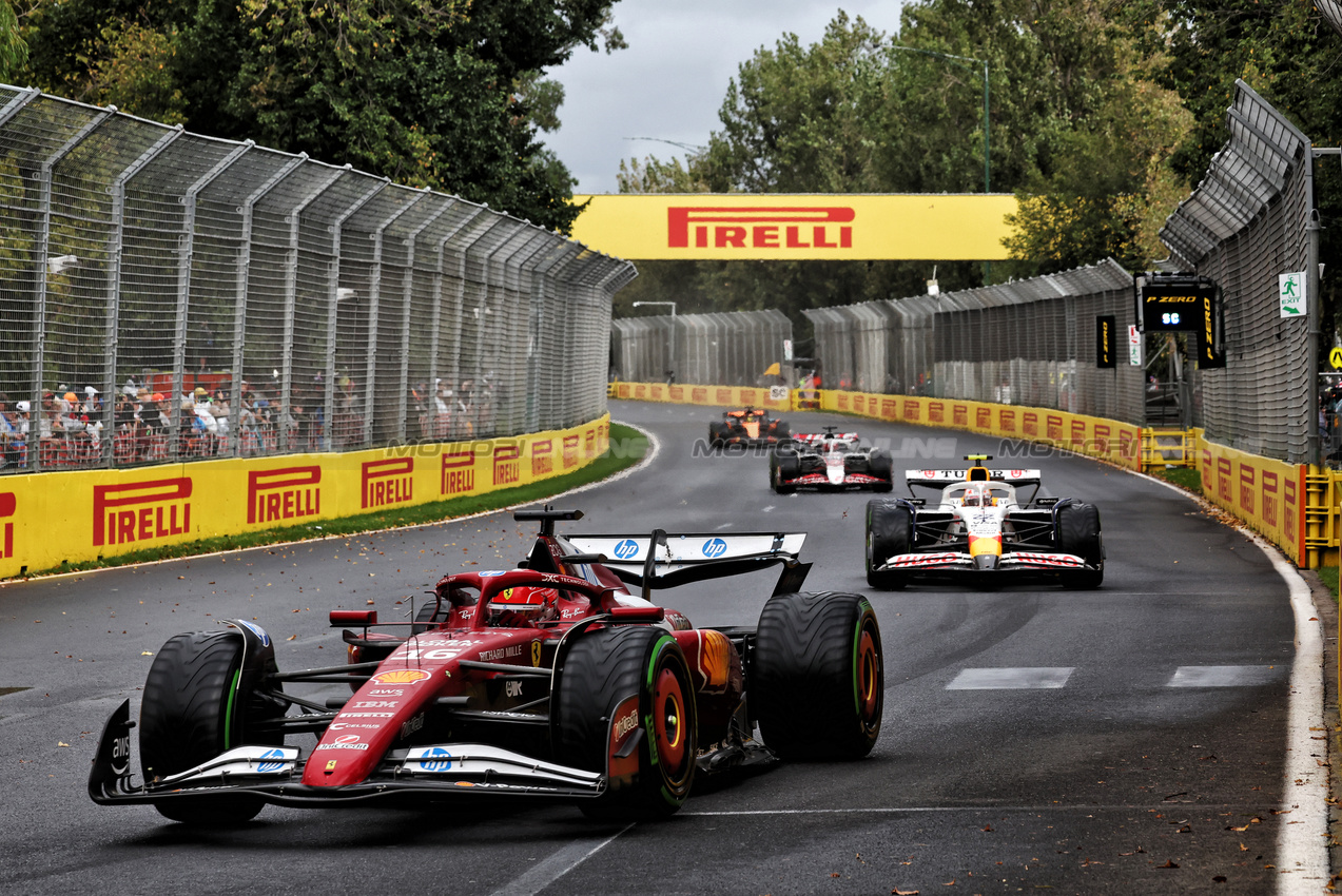 GP AUSTRALIA, Charles Leclerc (MON) Ferrari SF-25.

16.03.2025. Formula 1 World Championship, Rd 1, Australian Grand Prix, Albert Park, Melbourne, Australia, Gara Day.

- www.xpbimages.com, EMail: requests@xpbimages.com © Copyright: Moy / XPB Images