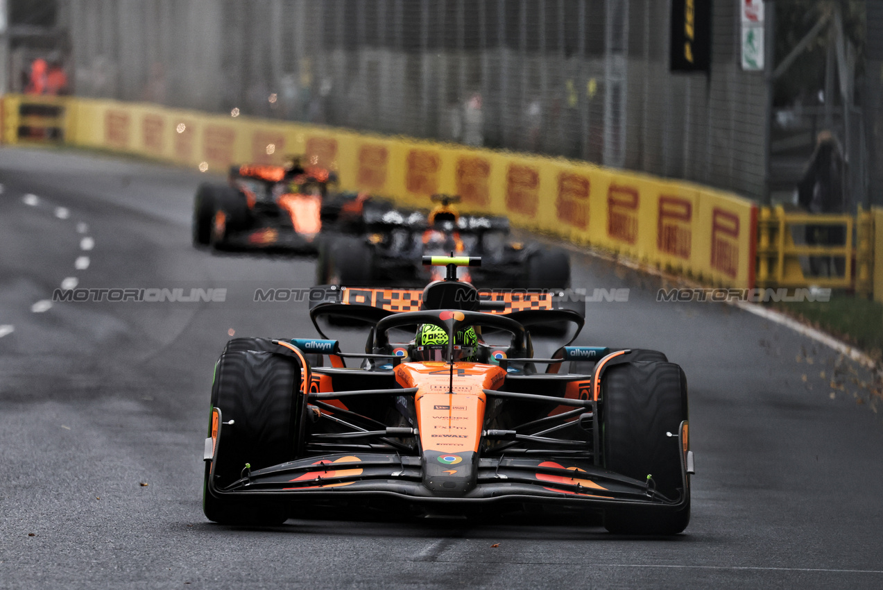GP AUSTRALIA, Lando Norris (GBR) McLaren MCL39.

16.03.2025. Formula 1 World Championship, Rd 1, Australian Grand Prix, Albert Park, Melbourne, Australia, Gara Day.

- www.xpbimages.com, EMail: requests@xpbimages.com © Copyright: Moy / XPB Images