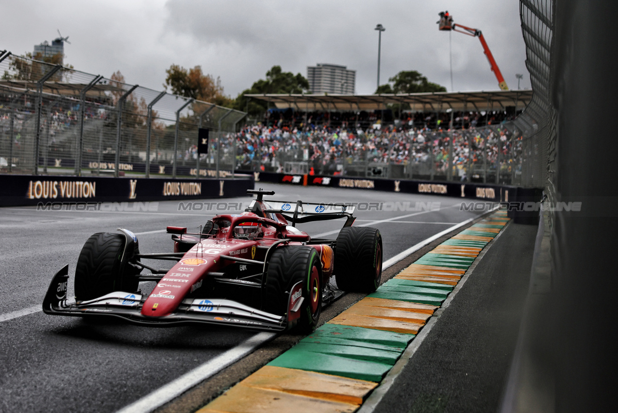 GP AUSTRALIA, Charles Leclerc (MON) Ferrari SF-25.

16.03.2025. Formula 1 World Championship, Rd 1, Australian Grand Prix, Albert Park, Melbourne, Australia, Gara Day.

- www.xpbimages.com, EMail: requests@xpbimages.com © Copyright: Bearne / XPB Images